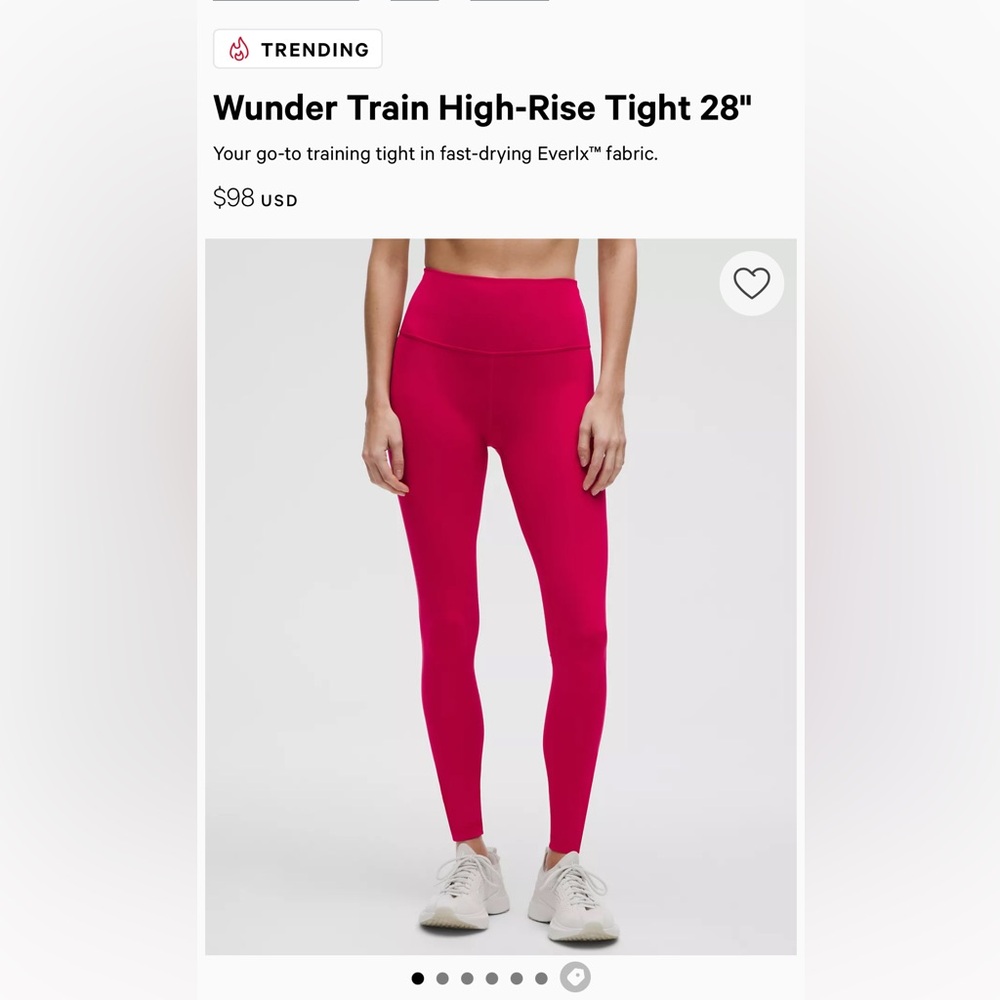 Wunder Train High-Rise Tight 28"